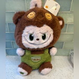 Brand New With Tags 11” Labubu Plush 💚